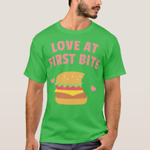 Burger-Liebe auf den ersten Blick lustig T-Shirt