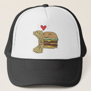 Burger-Liebe-Fischrogen Truckerkappe