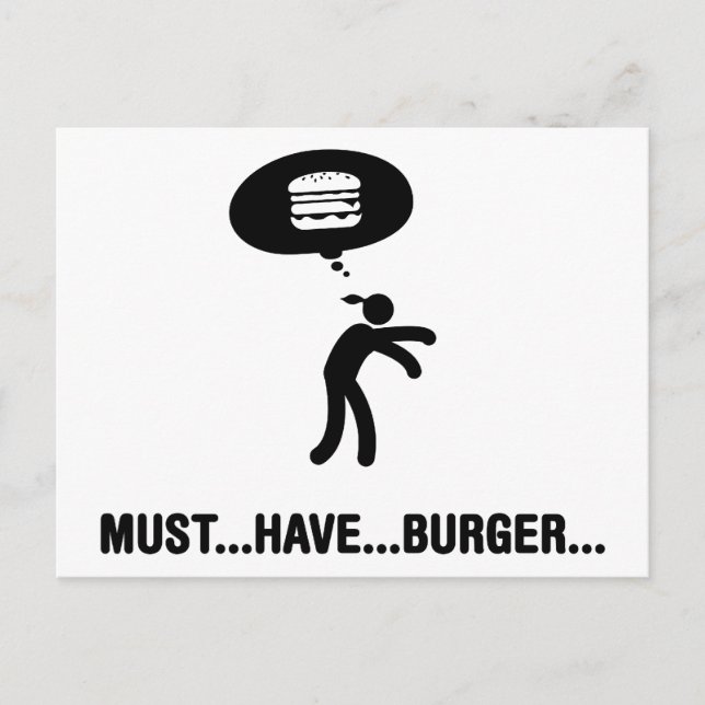 Burger Lover Postkarte (Vorderseite)