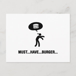 Burger Lover Postkarte