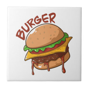 Burger Lovers Fliese