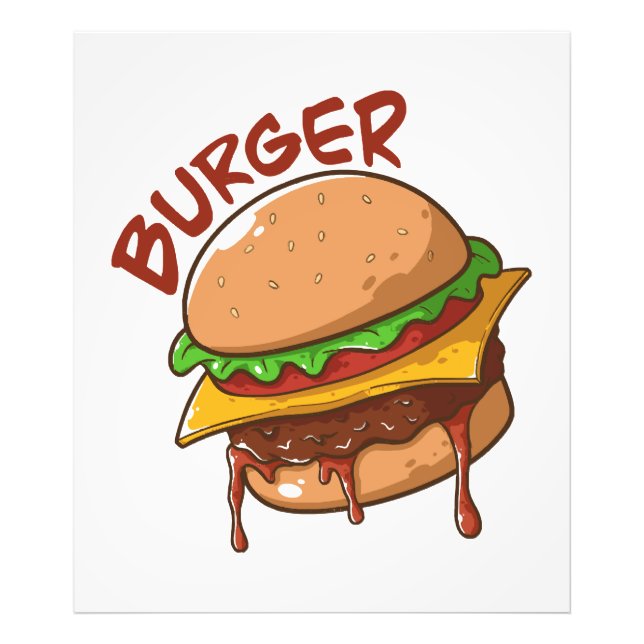 Burger Lovers Fotodruck (Vorne)