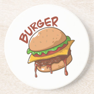 Burger Lovers Getränkeuntersetzer
