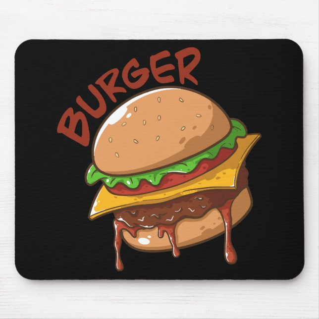 Burger Lovers Mousepad (Vorne)
