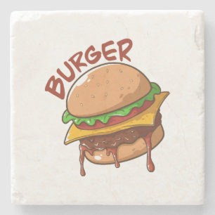 Burger Lovers Steinuntersetzer