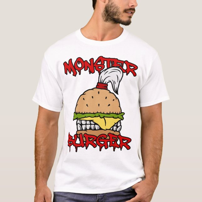 Burger Monster T-Shirt (Vorderseite)