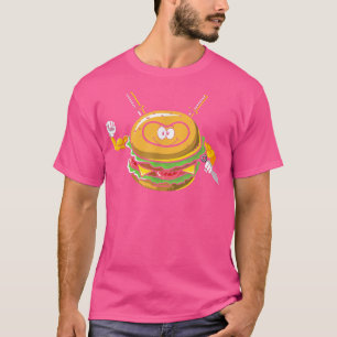 Burger Ninja, Cheeseburger Warrior Assassin Barbec T-Shirt