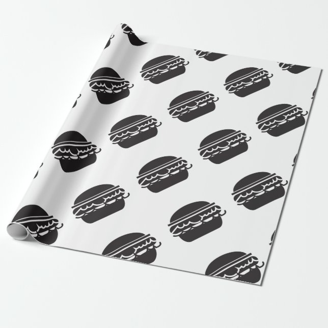 Burger-Packpapier Geschenkpapier (Ungerollt)