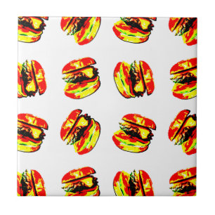Burger Pattern Fliese