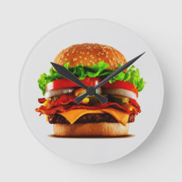 BURGER PLUS 3 RUNDE WANDUHR