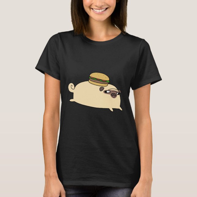 Burger Pug 181 T-Shirt (Vorderseite)