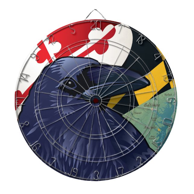 Bürger-Rabe, Maryland nie wieder Dartscheibe (vorne)