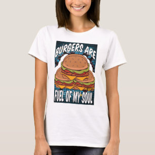 Burger sind meine tollen Weibchen weiß T-Shirt