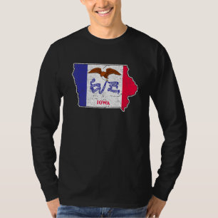 Bürger Stolz Amerika Staat Uns erschütterte Karte T-Shirt