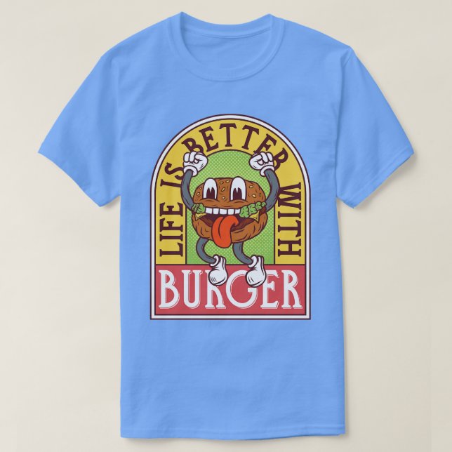 Burger T-Shirt (Design vorne)