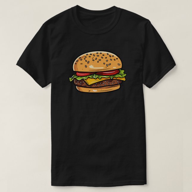 Burger T-Shirt (Design vorne)