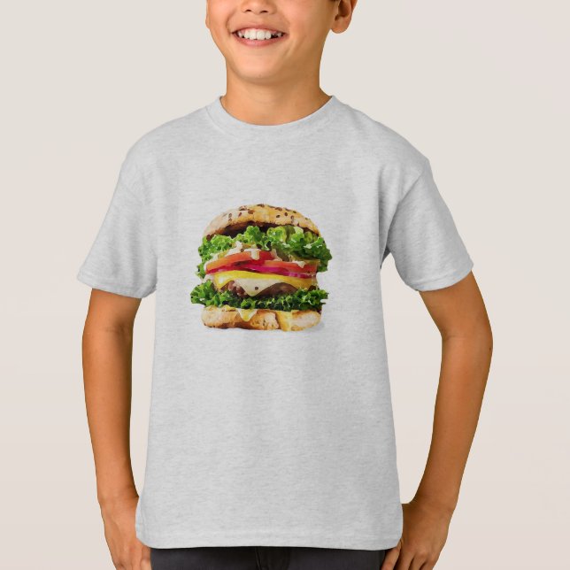 Burger T-Shirt (Vorderseite)