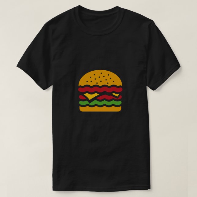 Burger T-Shirt (Design vorne)