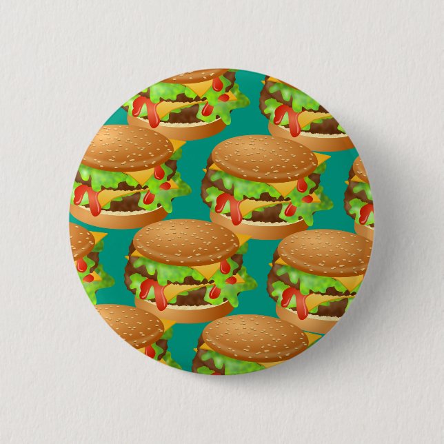 Burger-Tapete Button (Vorderseite)