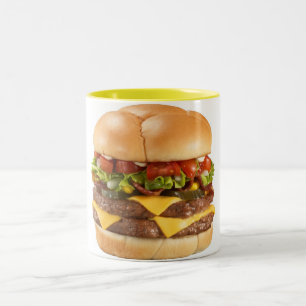 Burger-Tasse Zweifarbige Tasse