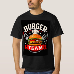 🍔 Burger-Team Fast-Food-Restaurant-Uniform T-Shirt