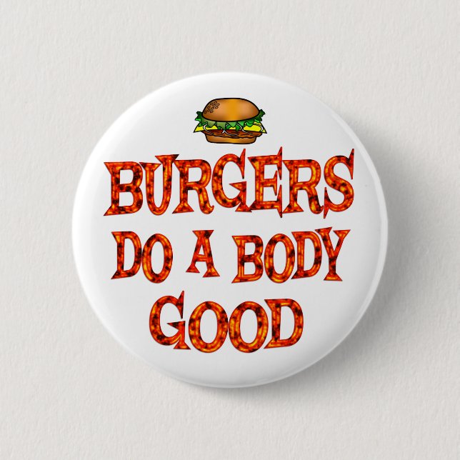 Burger tun gutes button (Vorderseite)