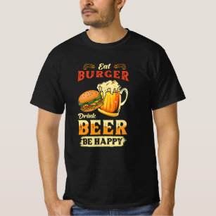 Burger und Bier T-Shirt