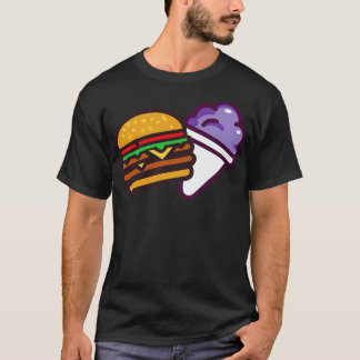 Burger und ein Schneekonzern T-Shirt