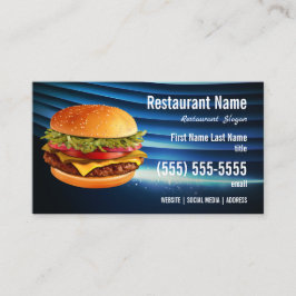 Burger-Visitenkarte Visitenkarte