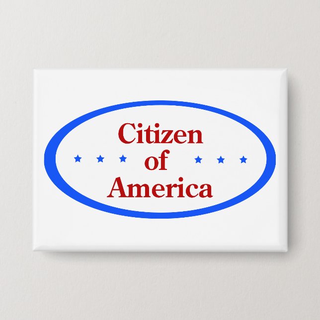 Bürger von Amerika  Button (Vorderseite)