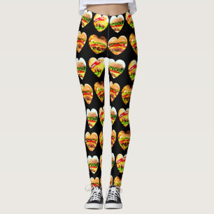 Burger wünscht FoodMood-Leggings Leggings