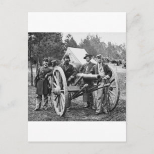 Bürgerkrieg-Artillerie, 1860er Jahre Postkarte