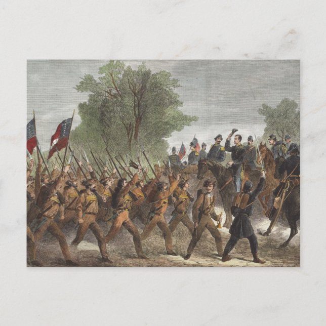 Bürgerkrieg Postkarte (Vorderseite)