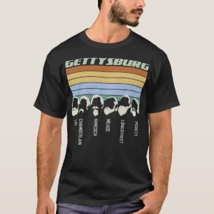 Bürgerkriege Bärte Gettysburg Bart Geschenk Old Sc T-Shirt
