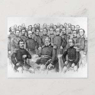 Bürgerkriegsgeneräle der Union Postkarten