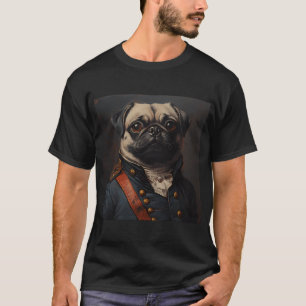 Bürgerkriegspug - Süßer militärischer Befehlshaber T-Shirt