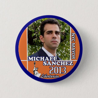 Bürgermeister 2013 Michael-Sanchez fot NYC Button