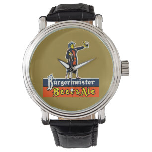 Burgermeister Bier u. Ale Armbanduhr