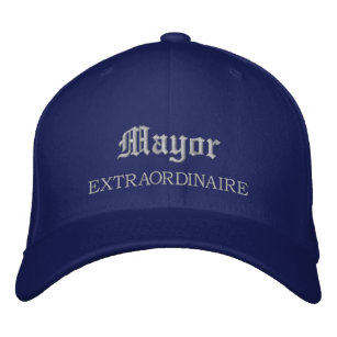 Bürgermeister Extraordinaire Embroidered Hat Bestickte Baseballkappe