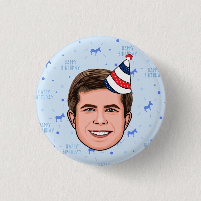 BÜRGERMEISTER GEBURTSTAG BUTTON (Vorderseite)