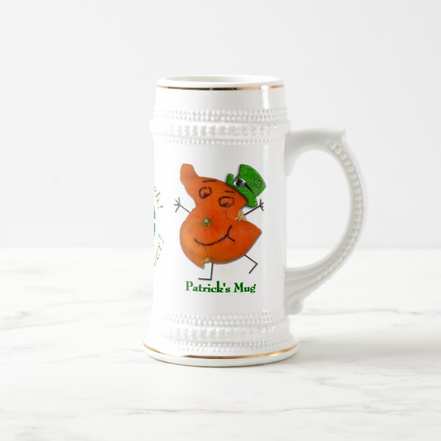 Bürgermeister Orange O'Paddy (Personalisiert Stein Bierglas (Rechts)