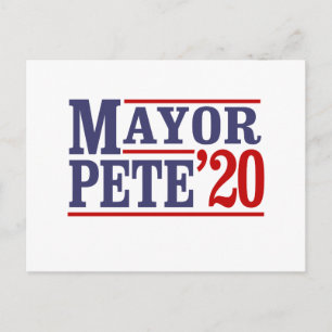 BÜRGERMEISTER PETE '20 POSTKARTE