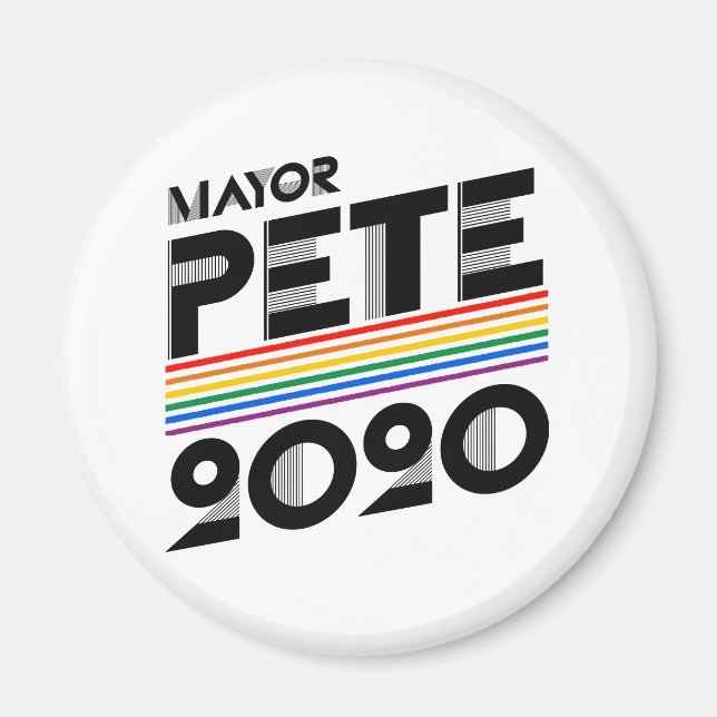 Bürgermeister Pete Pride 2020 Magnet (Vorne)