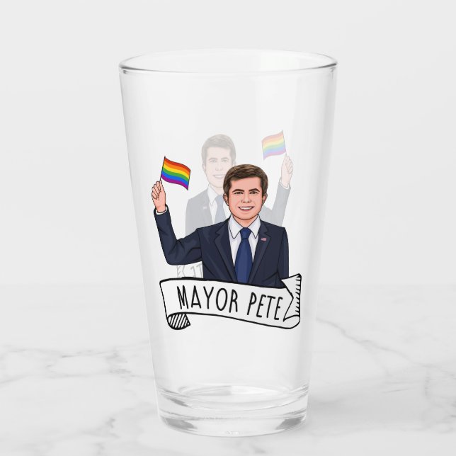 Bürgermeister Pete Pride Glas (Rückseite)