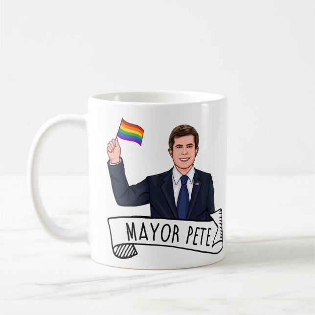 Bürgermeister Pete Pride Kaffeetasse (Links)