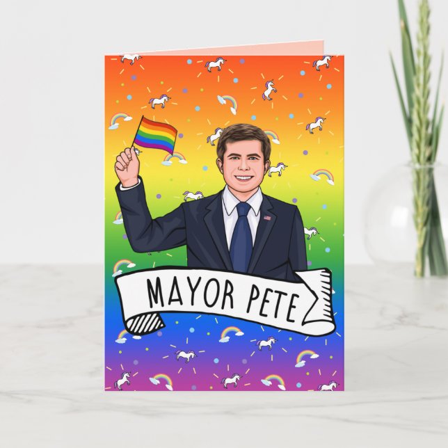 Bürgermeister Pete Pride Karte (Vorderseite)