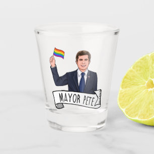 Bürgermeister Pete Pride Schnapsglas