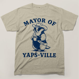 Bürgermeister von Yapsville Dachs Lustig T-Shirt