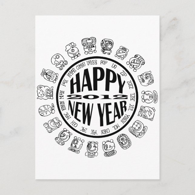 Bürgermeisterjahr Feiertagspostkarte (Vorderseite)