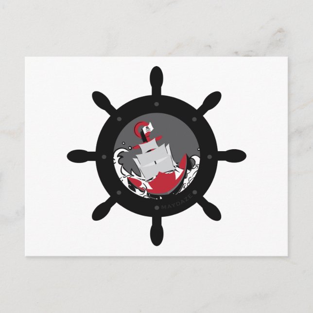 Bürgermeistermeistermeisterin Postkarte (Vorderseite)